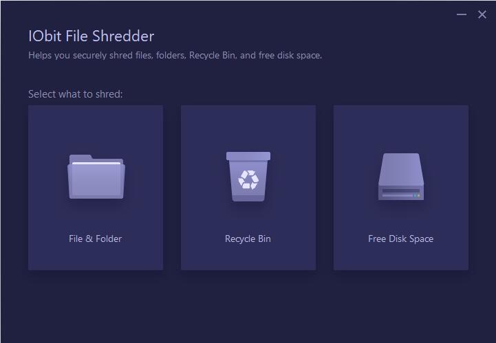 iobit file shredder