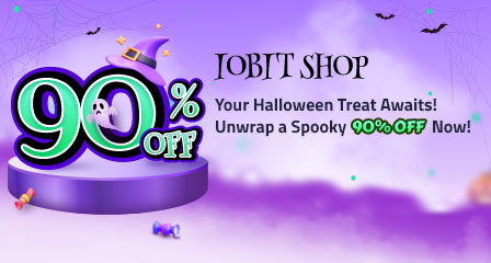The picture iobit.com shows when its homepage is shared